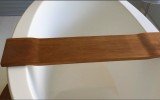 Aquatica Tidal Waterproof Iroko Wood Bathtub Tray 40 0